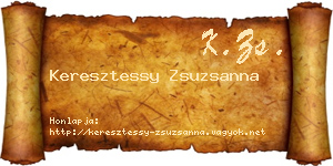 Keresztessy Zsuzsanna névjegykártya